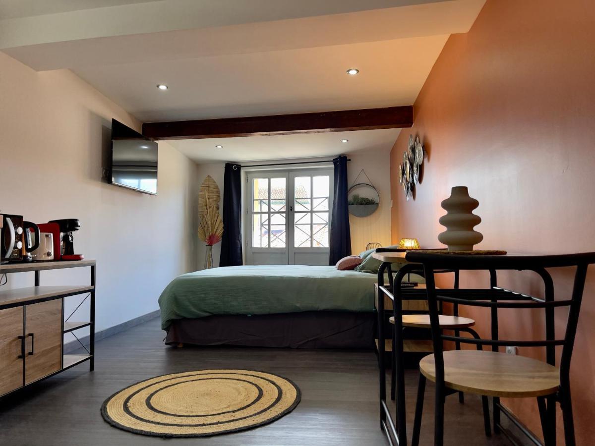 Rooftop N°38 - Rooms Et Studios - Vue Cite Medievale Carcassonne Eksteriør bilde